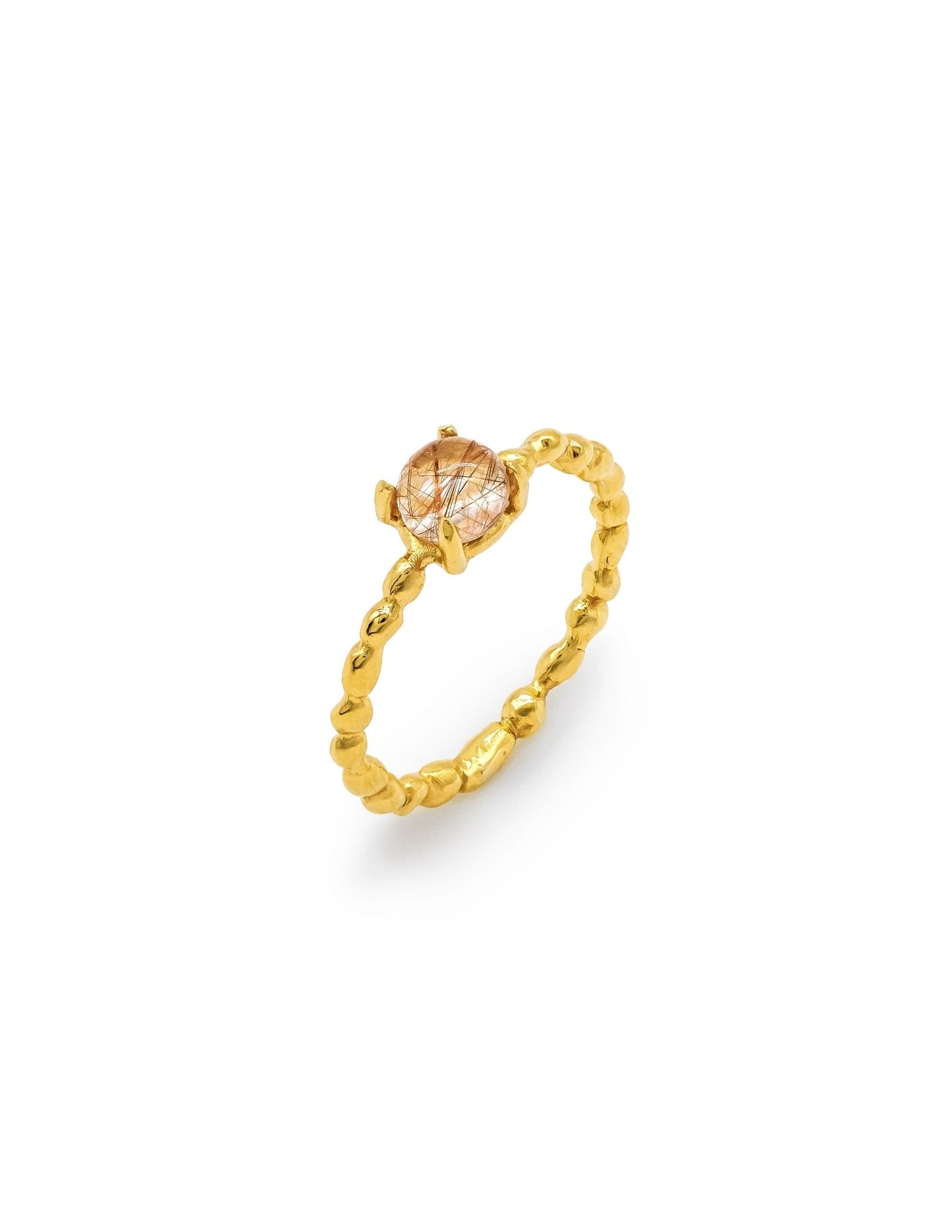 RUTILE SNOWBALL RING
