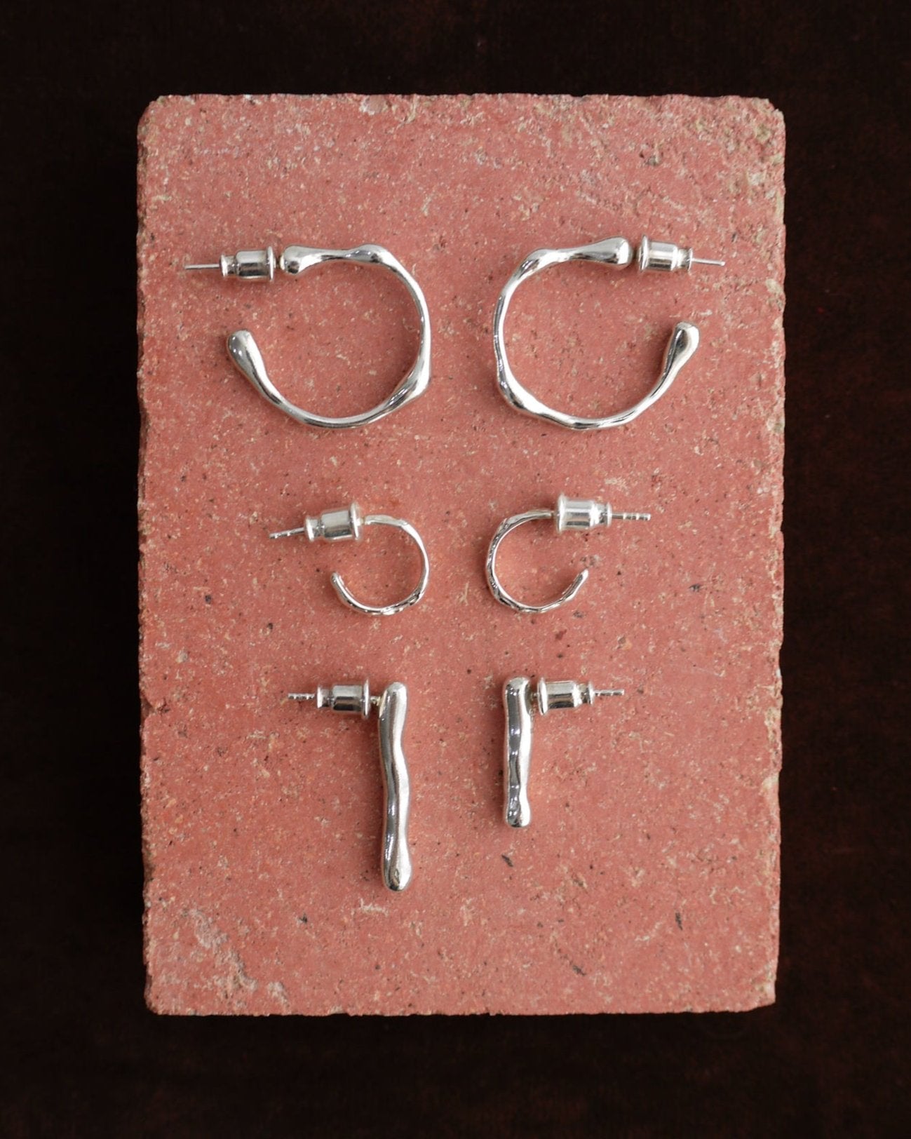Uneven Icicle Earrings