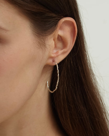 SOLAR HOOP EARRINGS