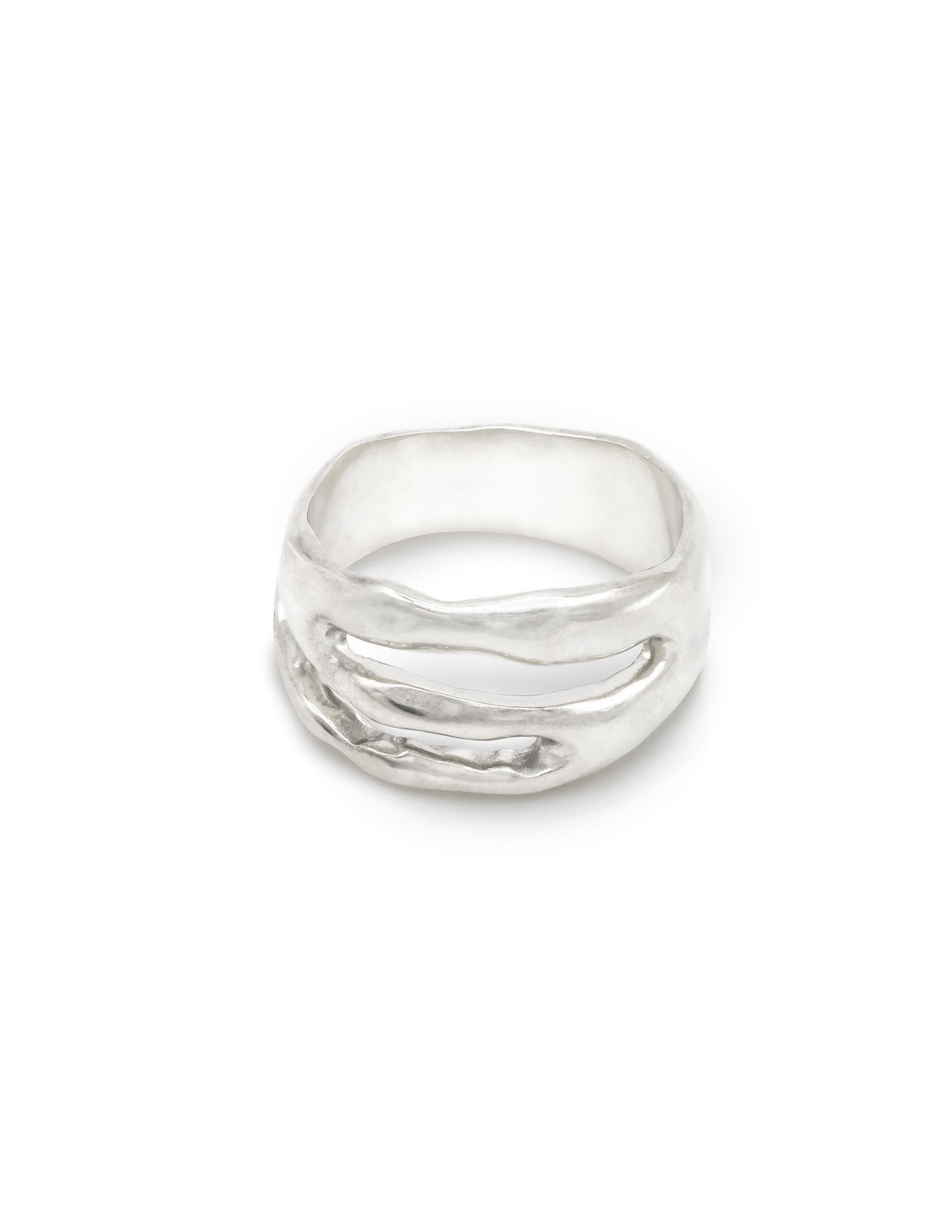 Kharys jewelry 925 sterling silver statement swell ring